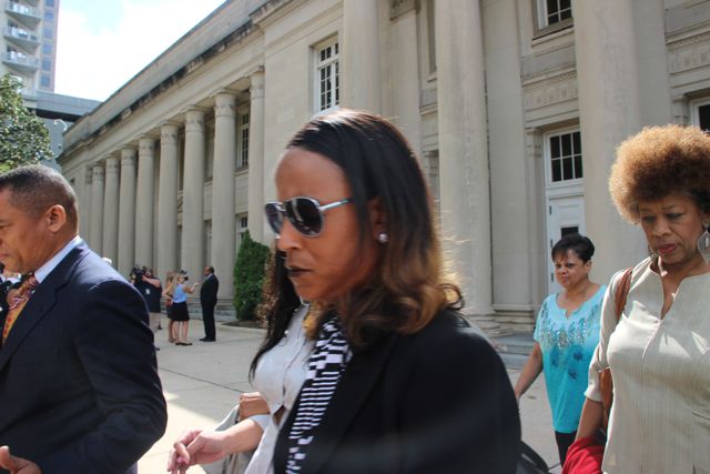Patrick Cannon Supporters Leave Federal Courthouse