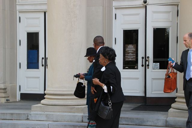 Patrick Cannon Supporters Leave Federal Courthouse