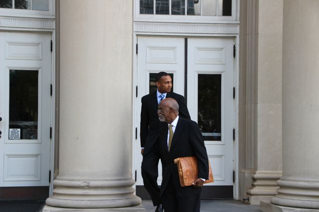 Patrick Cannon, James Ferguson and Henderson Hill Leave Federal Courthouse