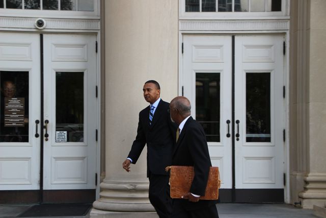 Patrick Cannon, James Ferguson and Henderson Hill Leave Federal Courthouse