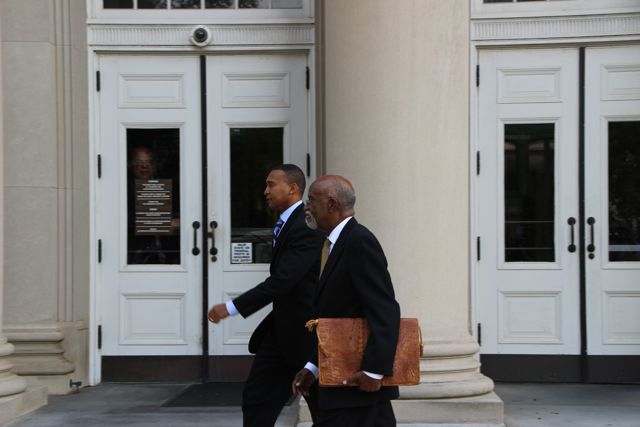 Patrick Cannon, James Ferguson and Henderson Hill Leave Federal Courthouse
