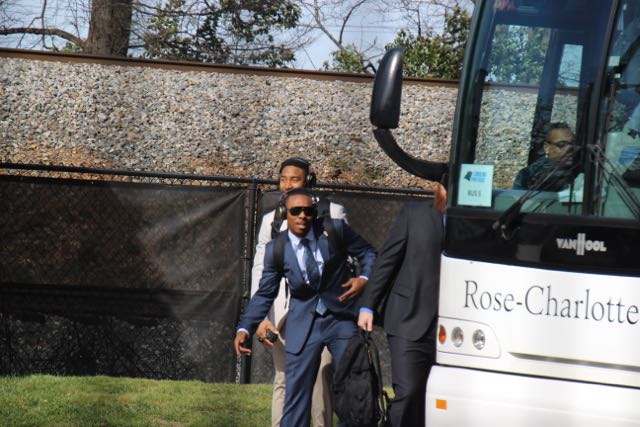 Carolina Panthers Depart For Super Bowl
