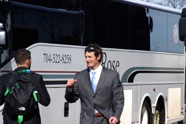 Carolina Panthers Depart For Super Bowl