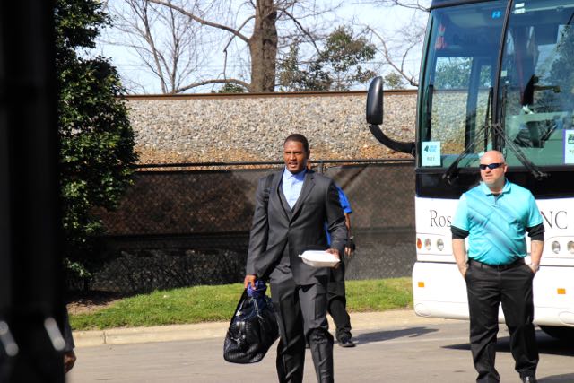 Carolina Panthers Depart For Super Bowl