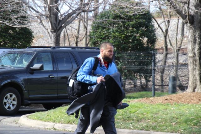 Carolina Panthers Depart For Super Bowl