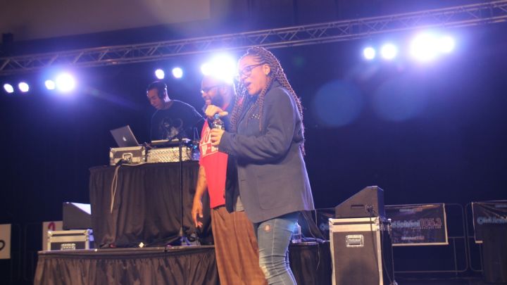 Monie Love at Eddie Owens at Legends of Hip-Hop Concert