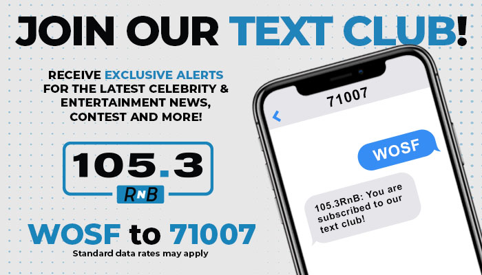 105.3 RnB Text Club Graphic