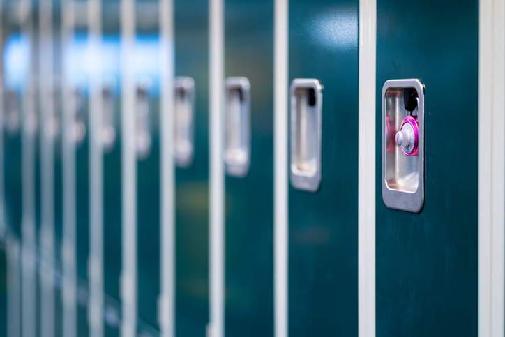Row of lockers 2