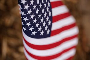 American Flag Close-up