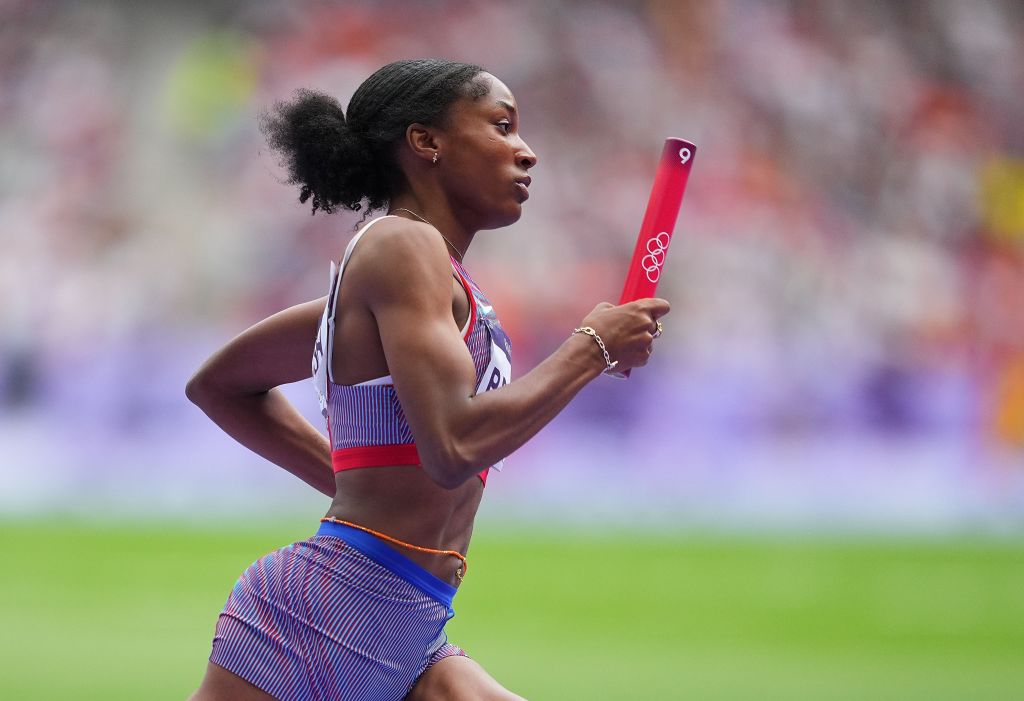 FRANCE-PARIS-OLY-ATHLETICS-4X400M RELAY-WOMEN