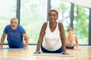 Yoga class for adults