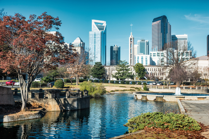 Charlotte Downtown Skyline North Carolina